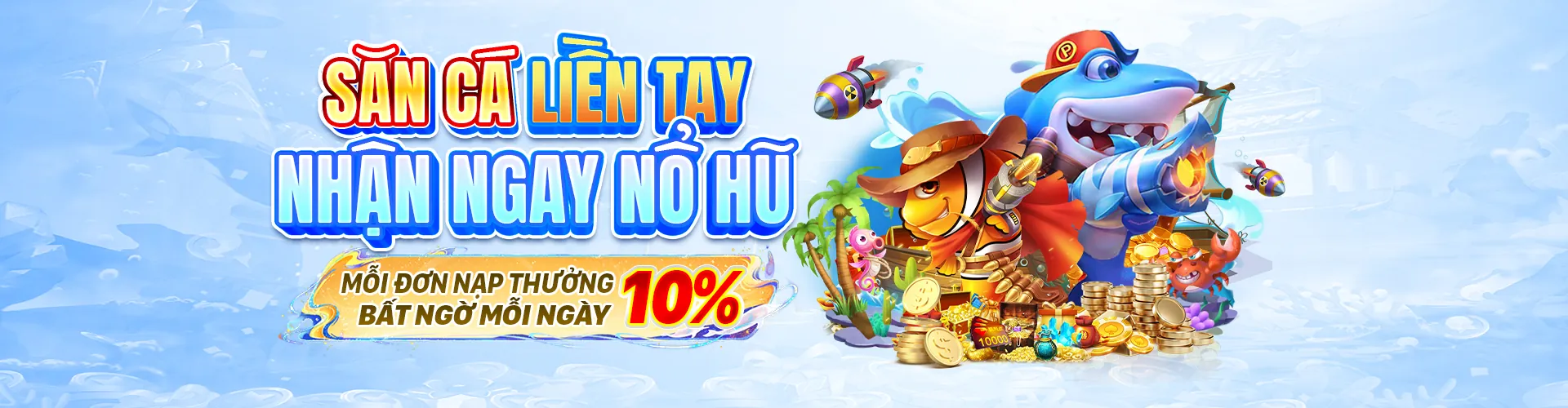 Hình ảnh banner chính trang Nổ Hũ của HB88